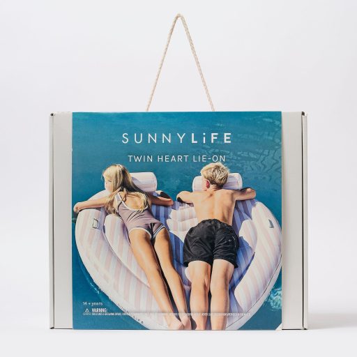 Sunnylife Kétszemélyes szív alakú felfújható matrac