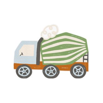 Party Deco Szalvéták Betonkeverő 20 db