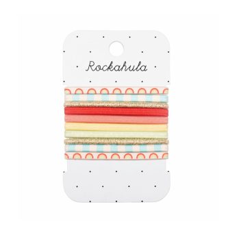 Rockahula Kids Vintage Szivárvány elasztikus hajgumik 4 db