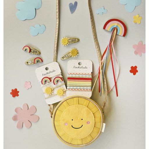 Rockahula Kids Vintage Szivárvány elasztikus hajgumik 4 db