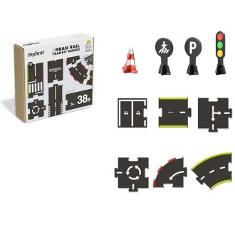 Mideer Városi vasút - Tömegközlekedési tábla