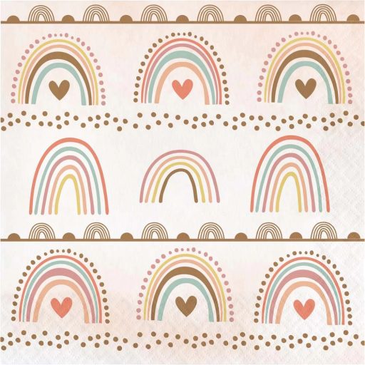 Creative Party Születésnapi szalvéta - Boho szivárvány