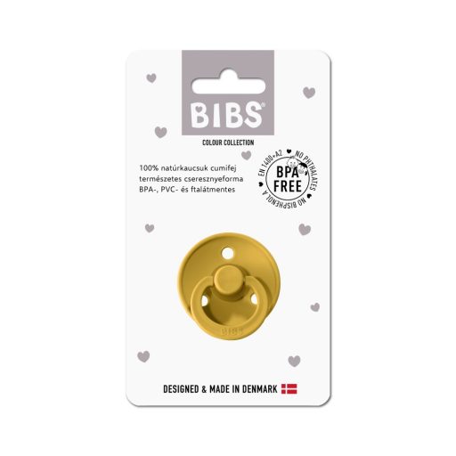 Bibs Colour cumi 0-6 hó - Mustársárga