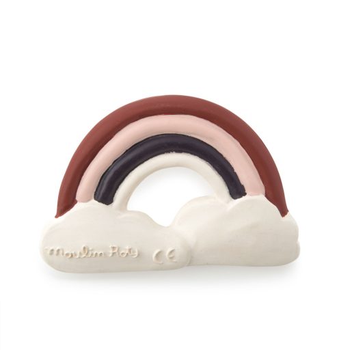 Moulin Roty Eső után - Kaucsuk gumi rágóka - Szivárvány