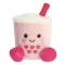 Palm Pals Tangy Heart Boba rózsaszín szívecskés bubble tea boba plüssfigura 13 cm