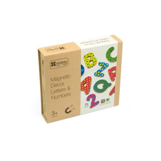 Andreu Toys Mágneses Dekor Betűk És Számok