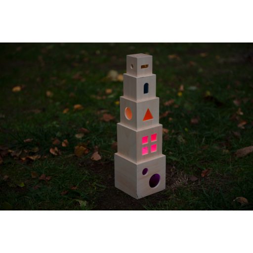 Andreu Toys Építő Fakockák (megvilágítható)