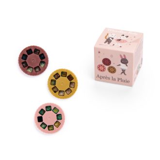   Moulin Roty Diavetítő lámpák - Eső után mesevetítő korongok (3 db)