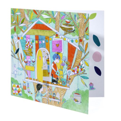 Djeco Meglepetés színezők - Nina kuckói