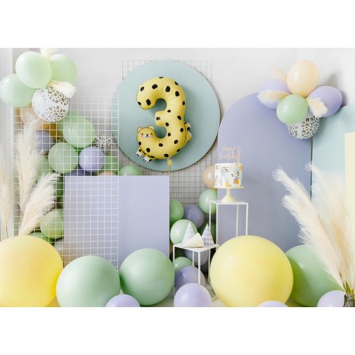 Party Deco 3-as számú fólia lufi - Gepárd