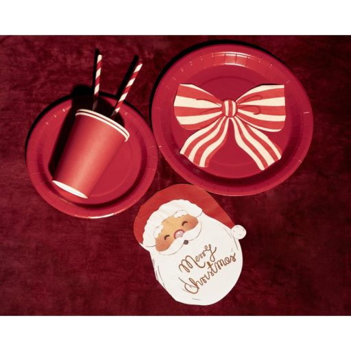 PartyDeco Szalvéta, Mikulás - 12 db