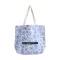 Bibs Studio Tote Bag kifordítható kétoldalas pamut vászontáska virágos és csíkos mintával 43x34x12 cm