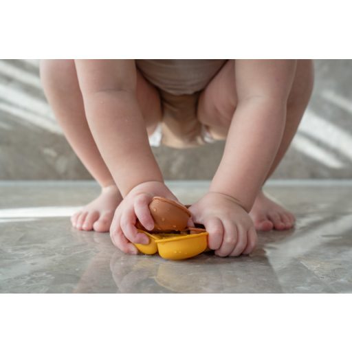 Filibabba Szilikon homokozó játékok 5 db - meleg színek