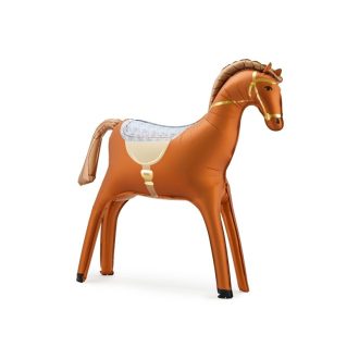 PartyDeco Fólia lufi, Ló alakú, 112x97 cm