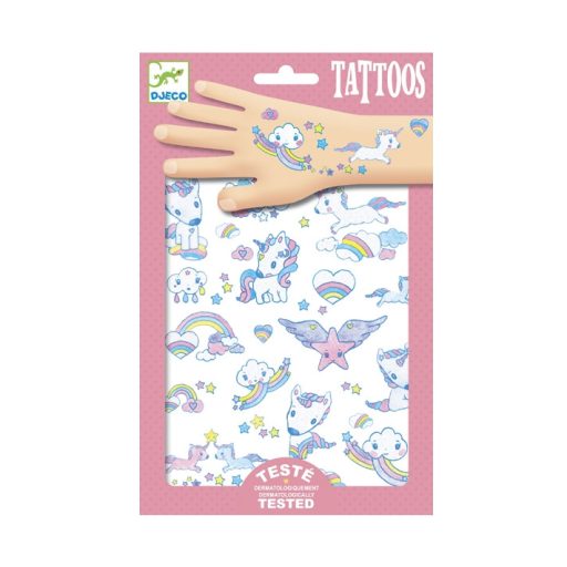 Djeco Tetováló matricák - Unikornisok