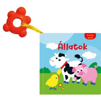 Napraforgó Textilkönyv rágókával - Állatok