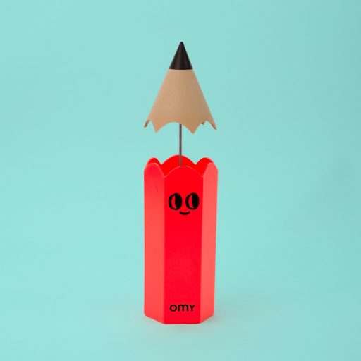 OMY Ceruza Tartó Neon Narancs színű