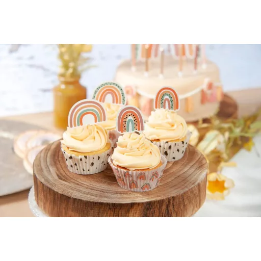 Creative Party Szivárványos muffin papír