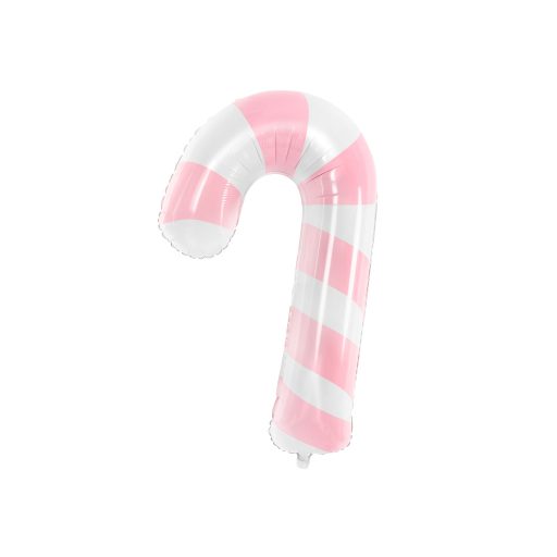 Party Deco Fólia lufi Candy cane - rózsaszín