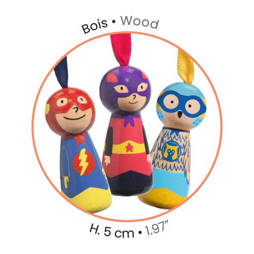 Djeco Ügyességi játék - Ejtőernyős hősök Sárga - Szuper bagoly