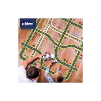 Mideer Padlóra ragasztható matrica - Utca pálya