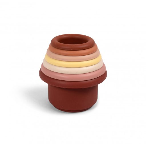 Filibabba Szilikon egymásra rakható poharak - Rose