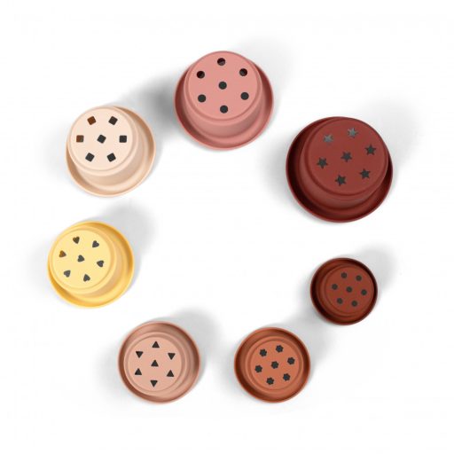 Filibabba Szilikon egymásra rakható poharak - Rose