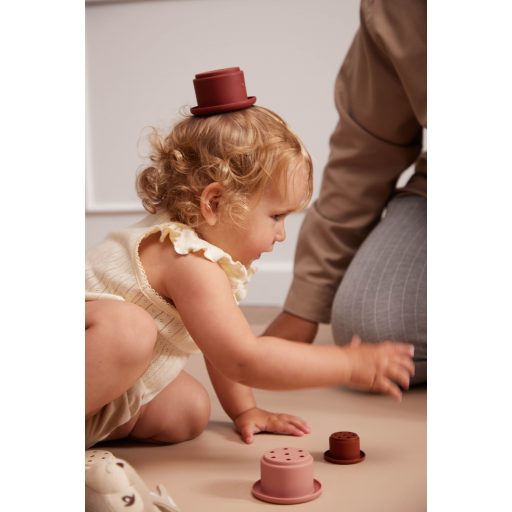 Filibabba Szilikon egymásra rakható poharak - Rose