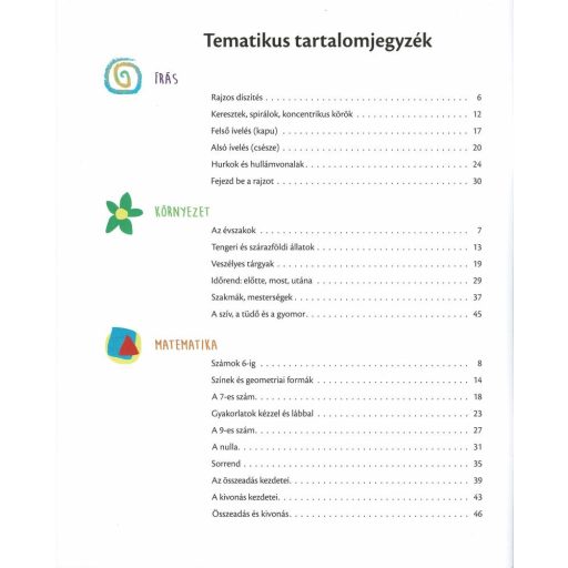 Napraforgó Készülünk az iskolára - 5-6 éveseknek
