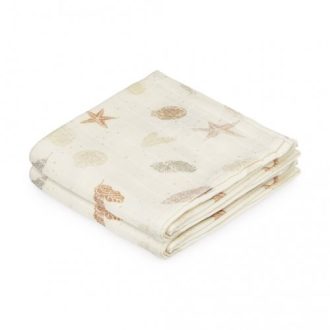   Cam Cam Copenhagen Textilpelenka - 2db szett - Tengeri motívumok