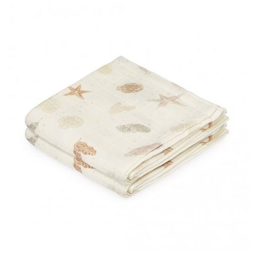 Cam Cam Copenhagen Textilpelenka - 2db szett - Tengeri motívumok
