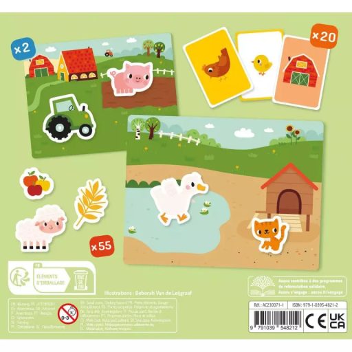 Auzou Mágneses készségfejlesztő doboz, A farmon