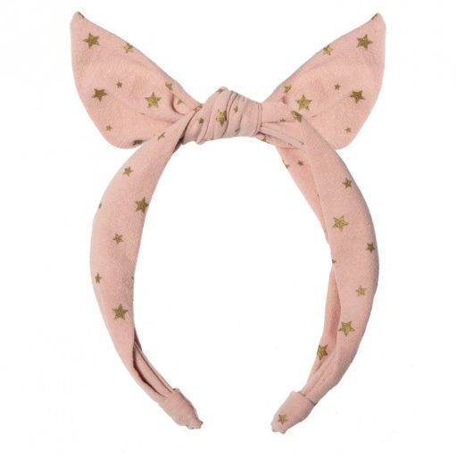 Rockahula Kids Csillámos csillagos hajpánt rozsaszín