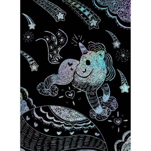 Avenir Karckép készítés stencillel, Unikornis