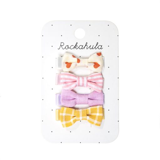 Rockahula Kids Wanderlust szövet masni hajcsat csomag