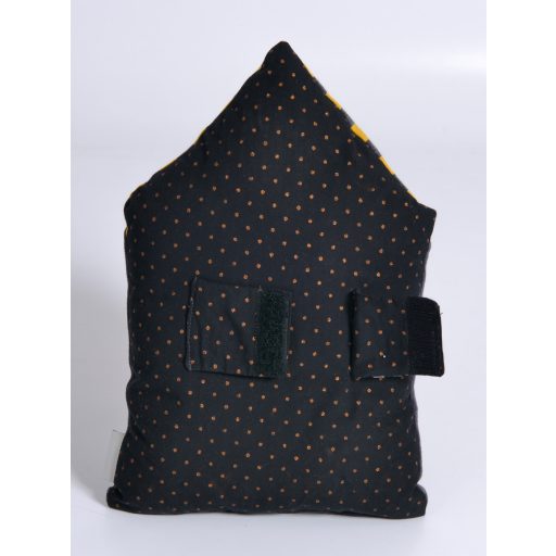 Moulin Roty Macskabajusz - Szürke ház készségfejlesztő párna