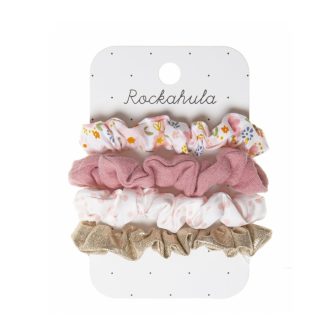 Rockahula Kids Virágos fodros hajgumi szett