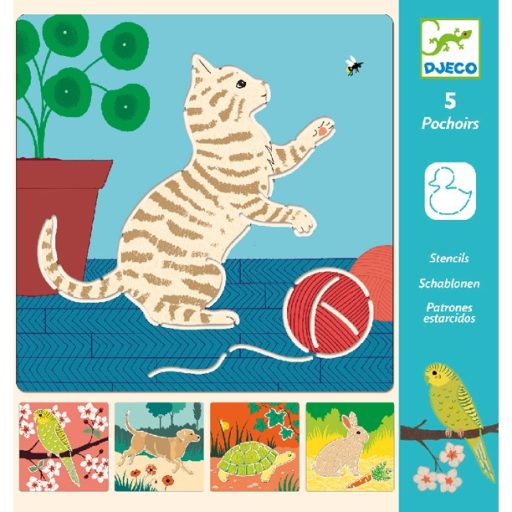 Djeco Rajzsablonok - Aranyos állatok