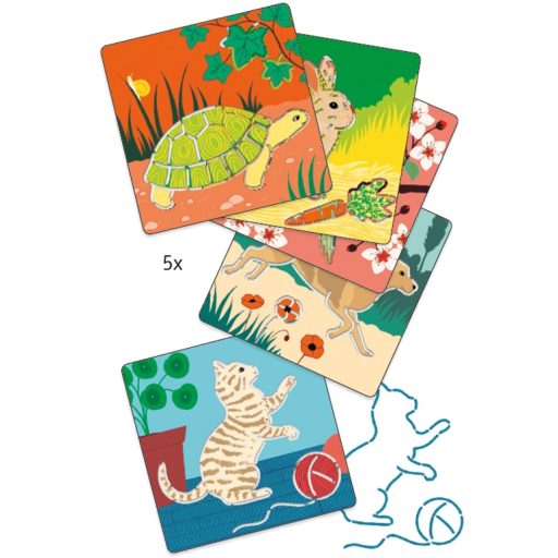 Djeco Rajzsablonok - Aranyos állatok