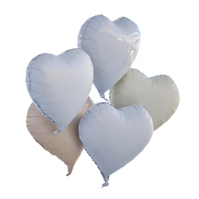 Gingerray Szív alakú léggömb csomag