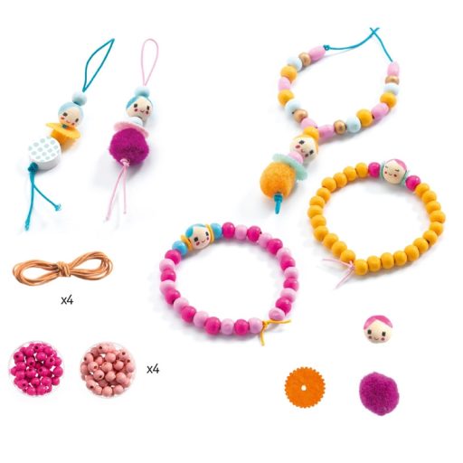 Djeco Gyöngyfűzés - Fagyöngyök és figurák