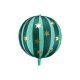 Fólia lufi Csillagos gömb 75 cm, zöld - PartyDeco