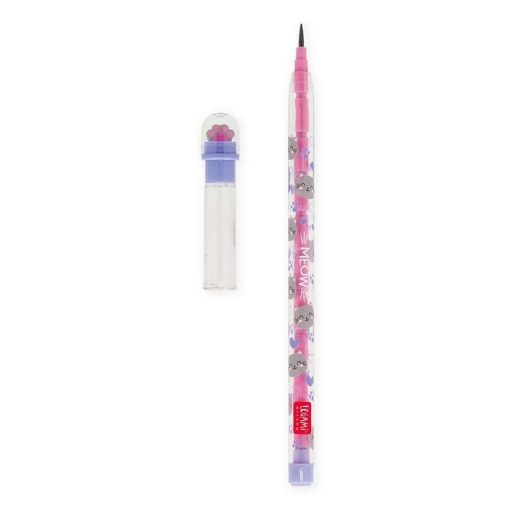 Legami tolóbetétes ceruza, radírral, cicás