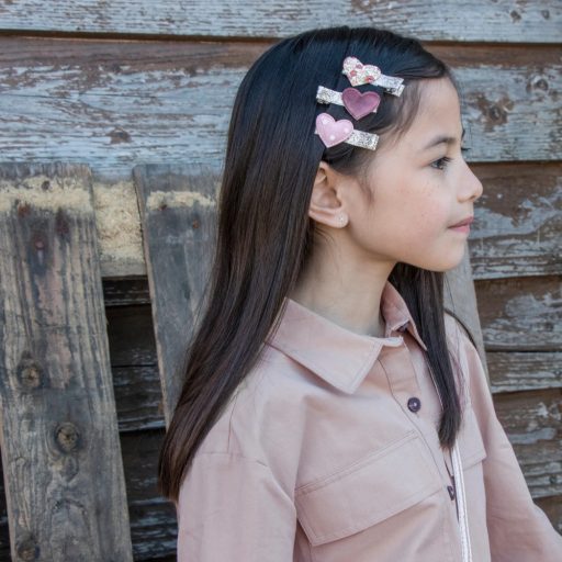 Rockahula Kids Caravan szívek hajcsat szett