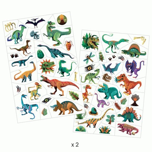 Djeco Tetováló matricák - Dínó klub