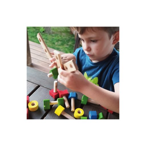 Andreu Toys Csavarok és Anyák - 56 db-os