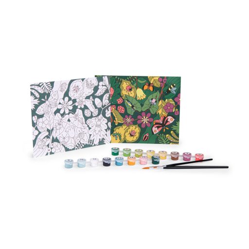 Moulin Roty Kiskertem - Számfestő készlet - A botanikus