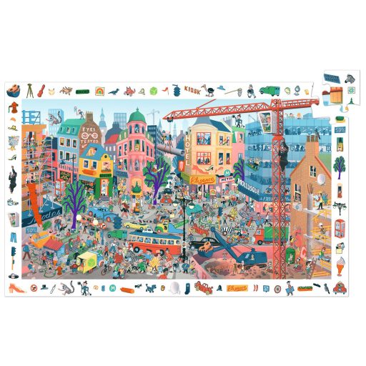 Djeco Megfigyeltető puzzle - A város, 200 db-os