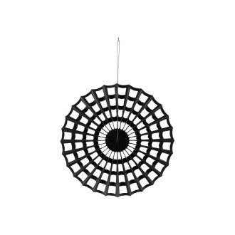 PartyDeco Pókháló, Dekoratív Rozetta, fekete