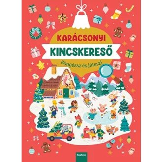 Móra Karácsonyi kincskereső ünnepi böngészőkönyv téli állatokkal